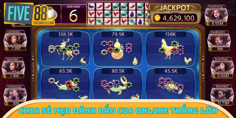 Chia sẻ mẹo đánh bầu cua online thắng lớn